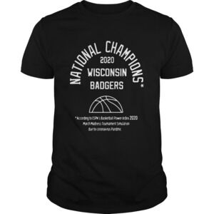 National Champions 2020 Wisconsin Badgers Shirt 1
